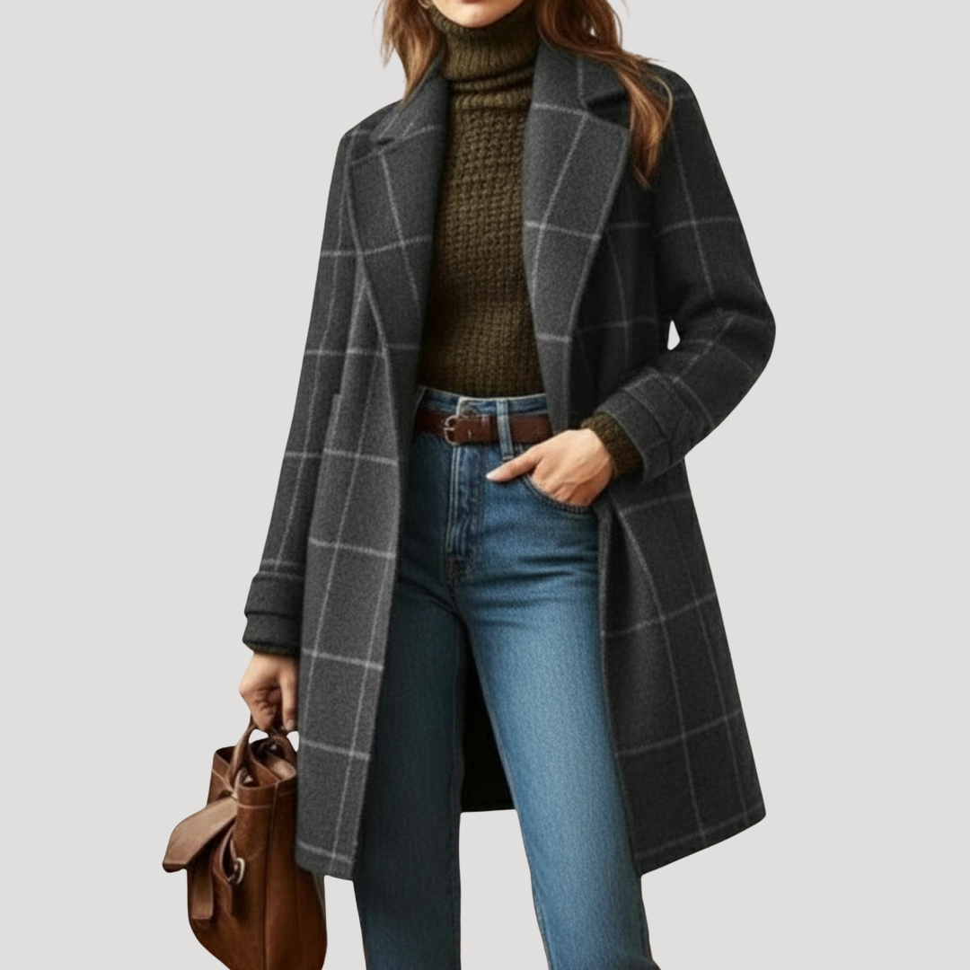 Patrizia | Cappotto Lungo Donna Chic Bottone