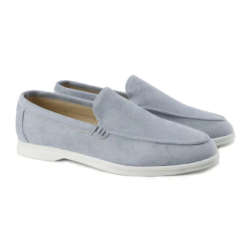 Gaetano | Mocassini slip-on con suola bianca da uomo