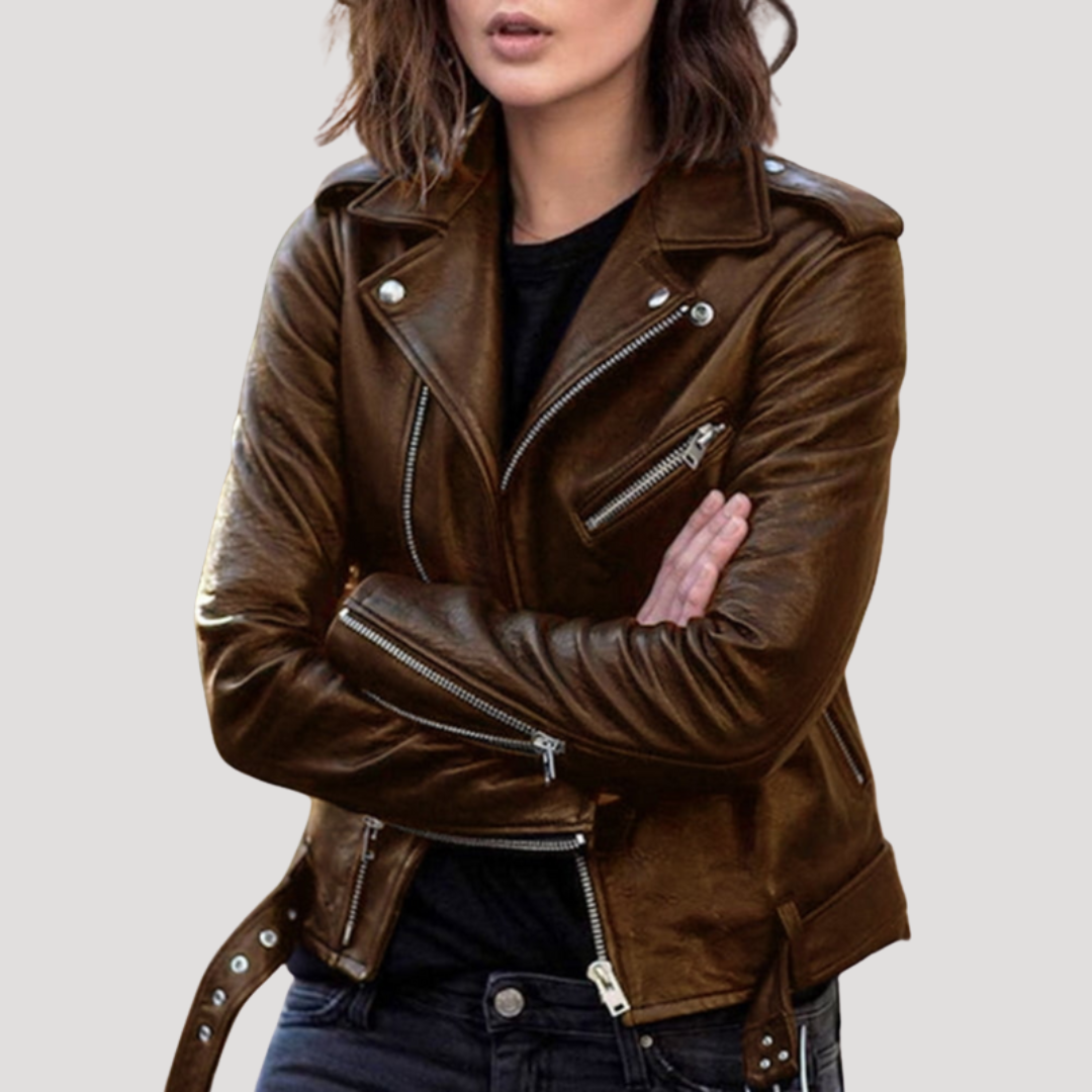 Francoise | Giacca Biker Donna Con Zip