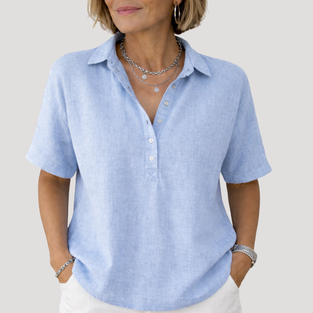 Vivienne | Camicia Donna Estiva Casual Maniche Corte