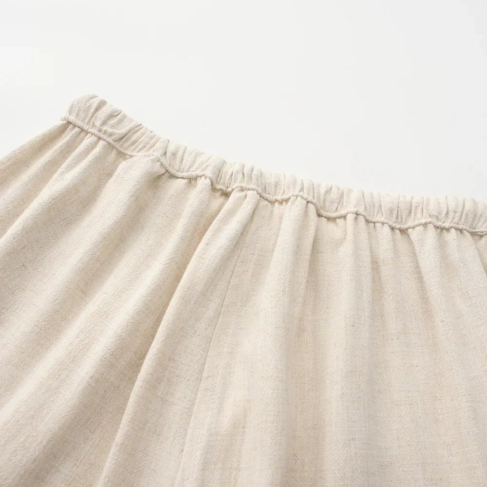 Enzo | Pantaloni a gamba dritta con coulisse e vita elastica da uomo