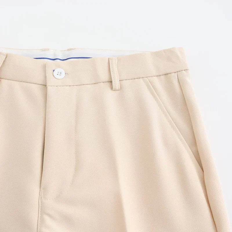 Luciano | Pantaloni eleganti a sigaretta con tasche laterali da uomo