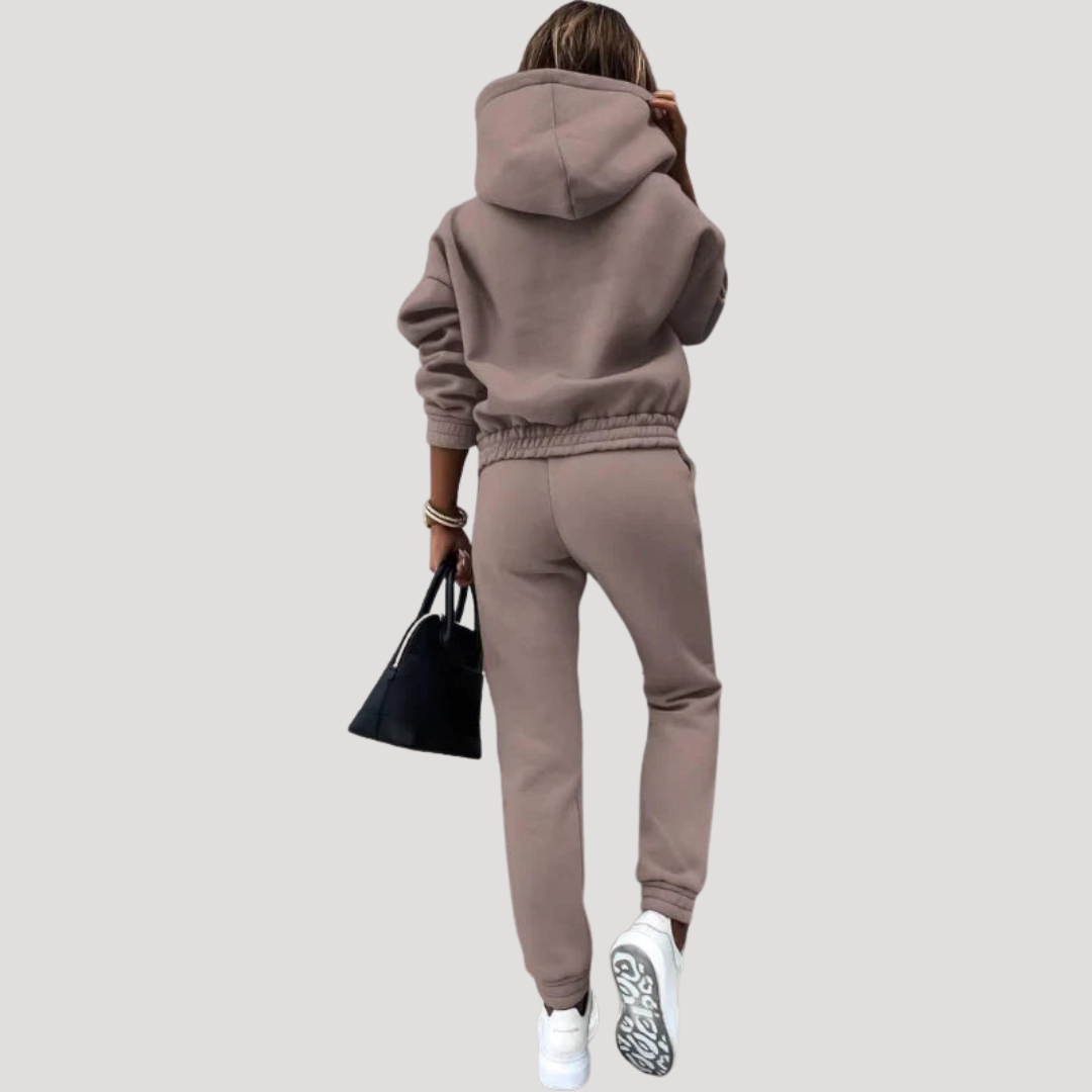 Helena | Completo Sportivo Donna Felpa con Cappuccio e Pantaloni