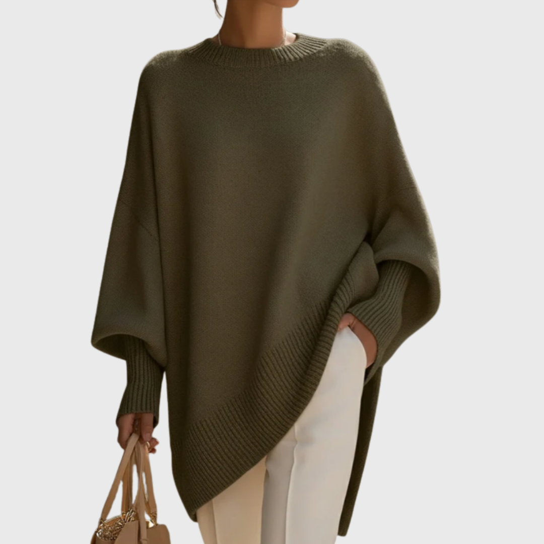 Valeria | Pull Poncho Donna Oversize in Maglia