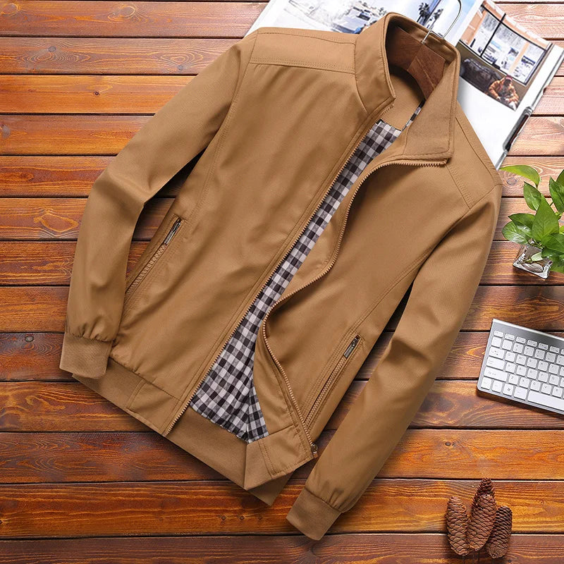 Remo | Giubbotto bomber con zip e collo alto da uomo