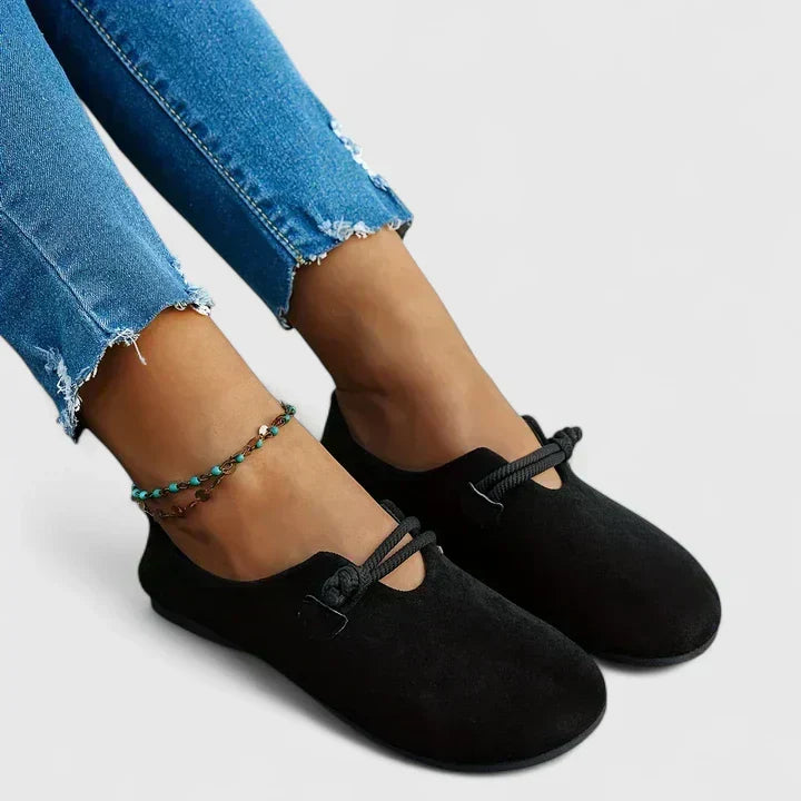 Lorena | Ballerine Donna Minimaliste Con Fascetta Annodata