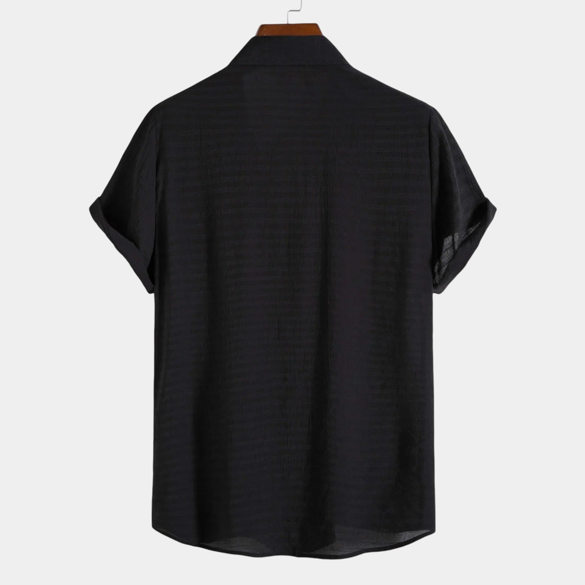 Mario | Camicia a maniche corte con colletto e bottoni da uomo
