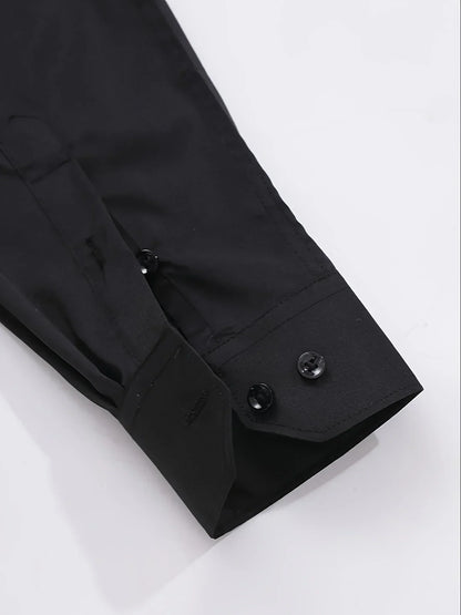 Vincenzo | Camicia a maniche lunghe con bottoni da uomo