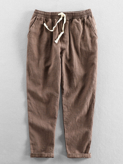 Camillo | Completo camicia traforata a maniche corte e pantaloni da uomo