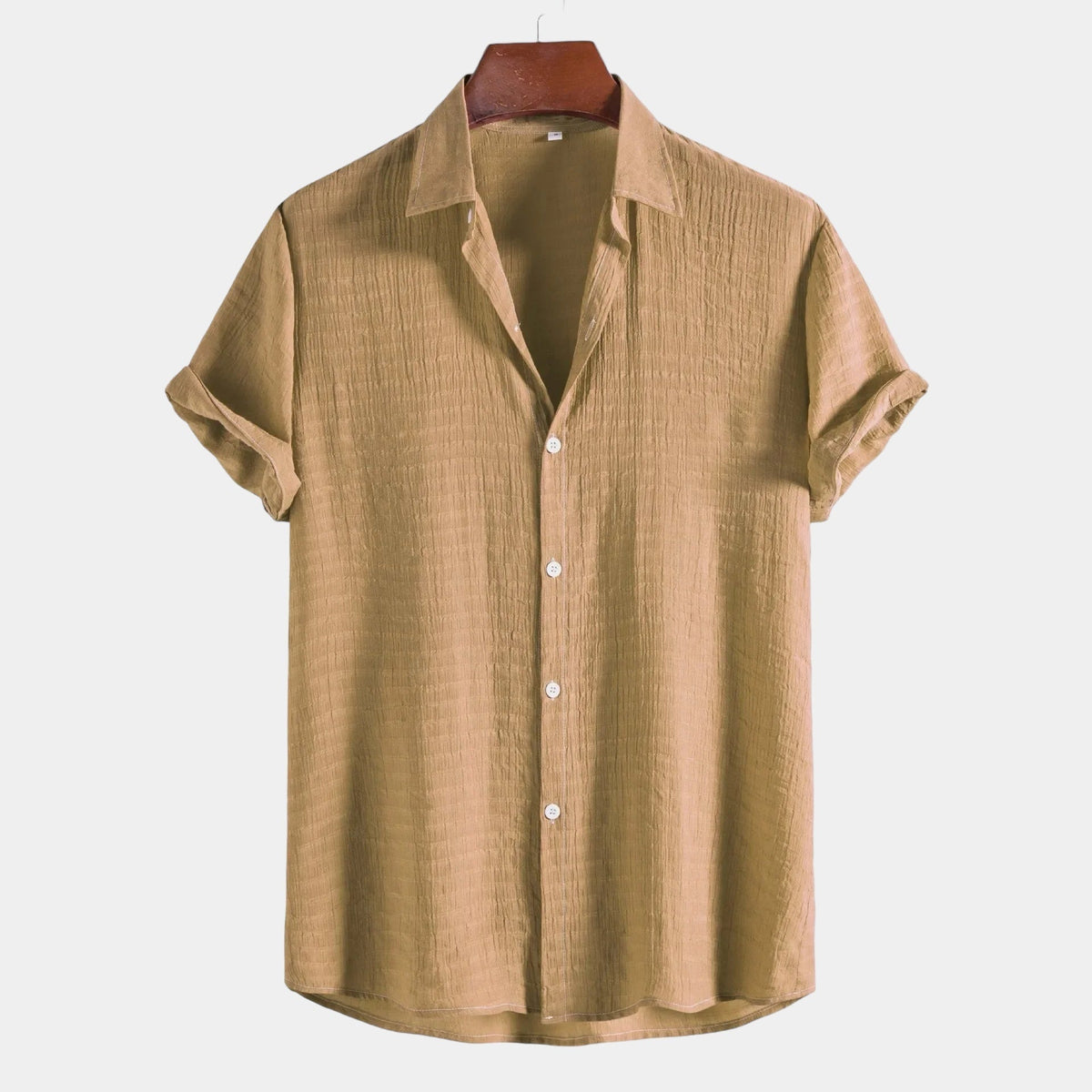 Mario | Camicia a maniche corte con colletto e bottoni da uomo