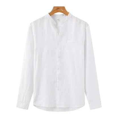 Andrea | Camicia a maniche lunghe con taschino da uomo