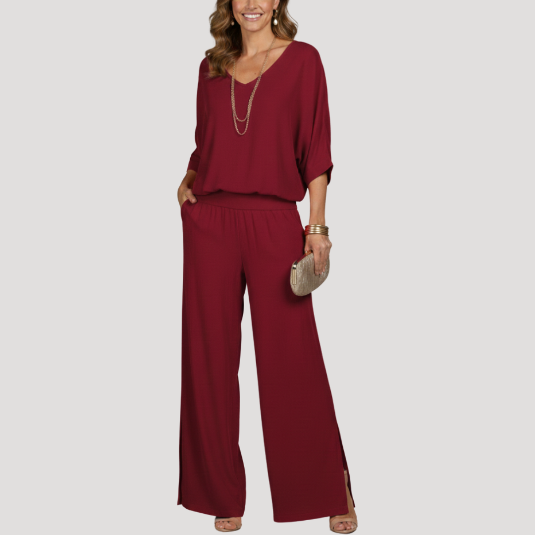 Pascale | Completo Pantaloni Donna Due Pezzi Ampio Elegante