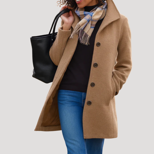 Marta | Cappotto Classico Donna Bottone