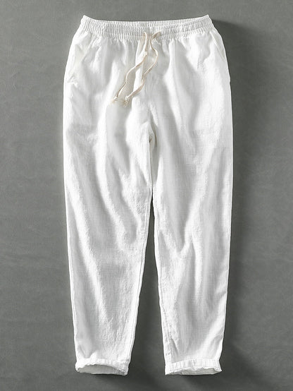 Camillo | Completo camicia traforata a maniche corte e pantaloni da uomo
