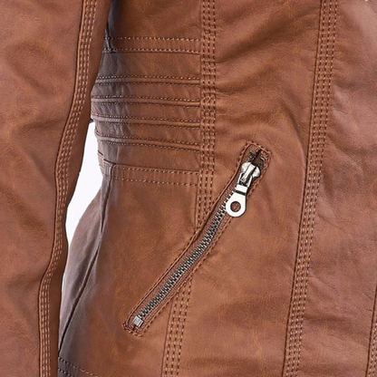 Lisette | Giacca Biker Donna Slim Fit con Dettagli Zip