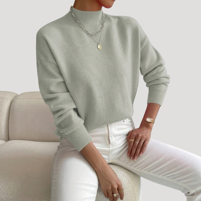 Vivian | Pull Donna Collo Alto Maniche Lunghe