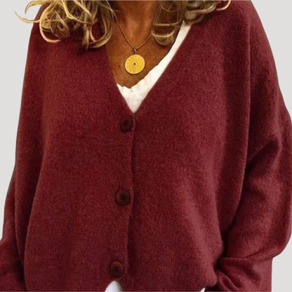 Irene | Cardigan Donna Bottonato Taglio Casual