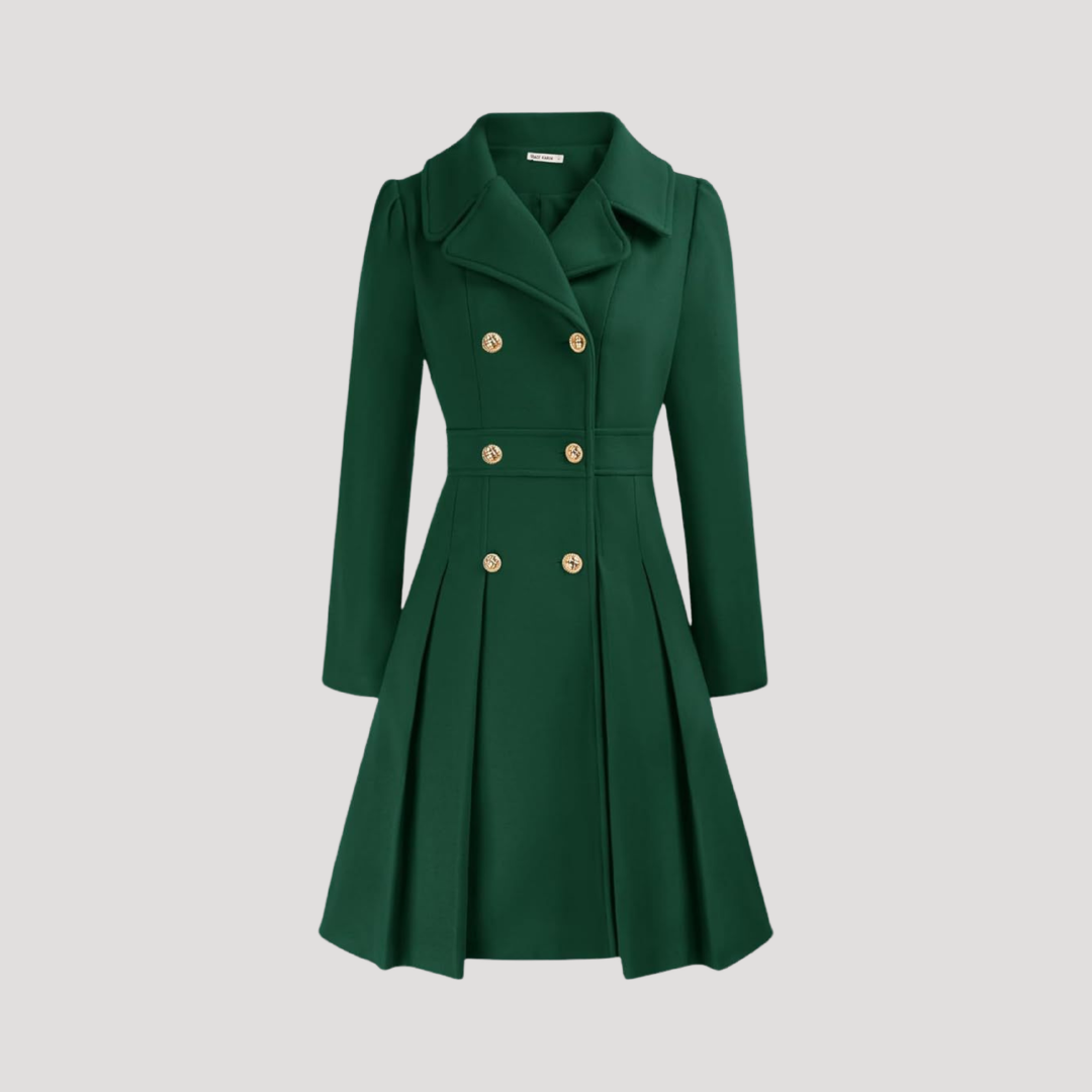 Caroline | Cappotto Incrociato Donna Doppiopetto Elegante