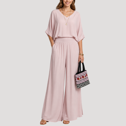 Pascale | Completo Pantaloni Donna Due Pezzi Ampio Elegante