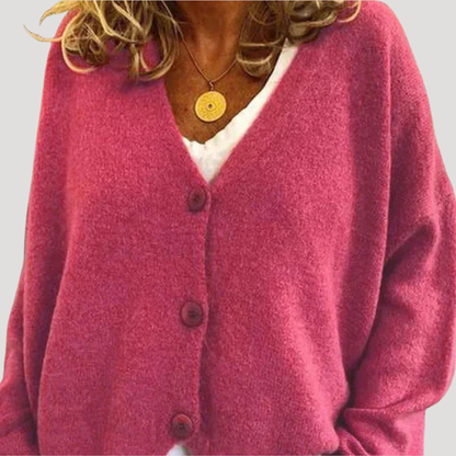 Irene | Cardigan Donna Bottonato Taglio Casual
