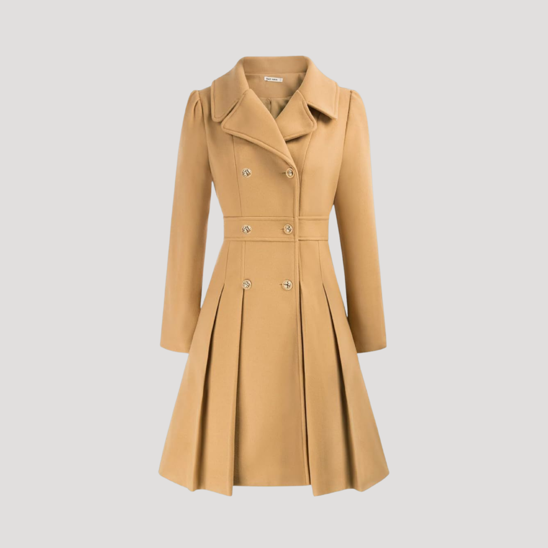 Caroline | Cappotto Incrociato Donna Doppiopetto Elegante
