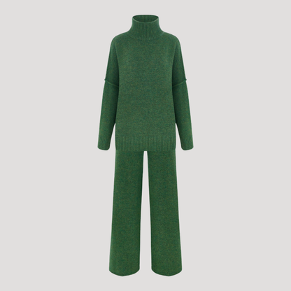 Gina | Completo Donna in Maglia Pullover Oversize e Pantaloni Larghi