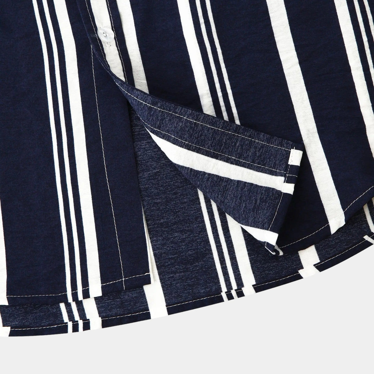 Manuel | Camicia a righe verticali a maniche corte da uomo