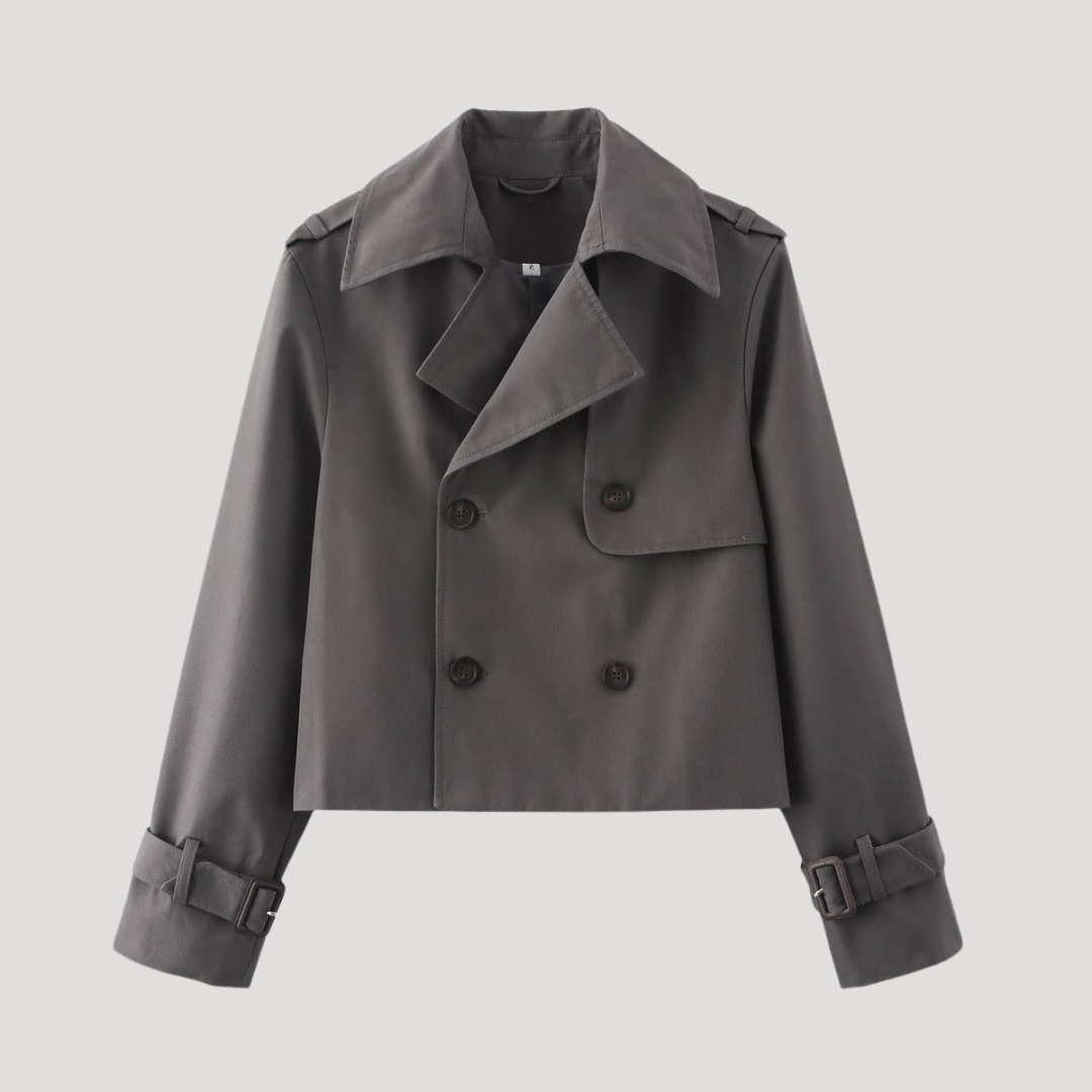 Gemma | Cappotto Trench Donna Incrociato a Doppiopetto
