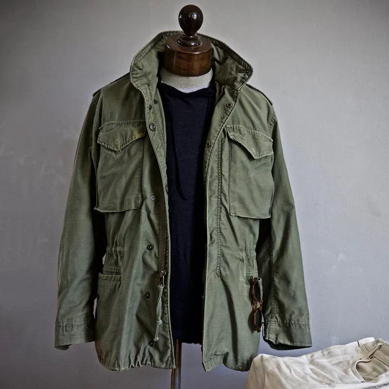 Cesare | Giacca militare M-65 con quattro tasche da uomo