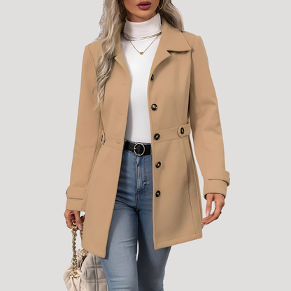 Mabel | Cappotto Lungo Donna Tailleur Bottonato