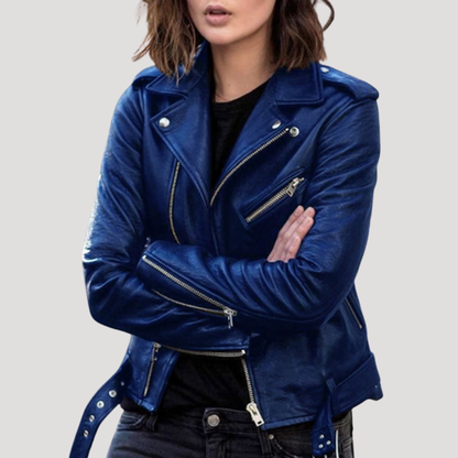 Francoise | Giacca Biker Donna Con Zip
