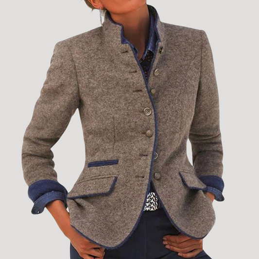 Elaine | Blazer Donna Vintage Bottonato Elegante