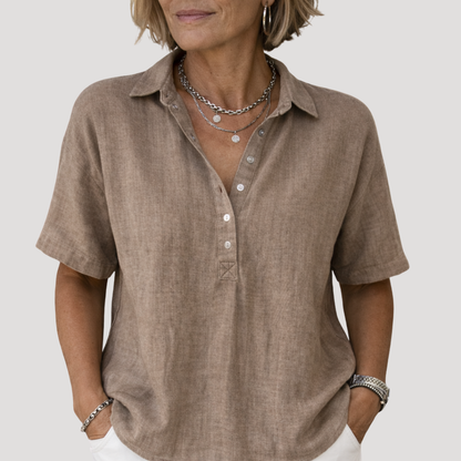 Vivienne | Camicia Donna Estiva Casual Maniche Corte
