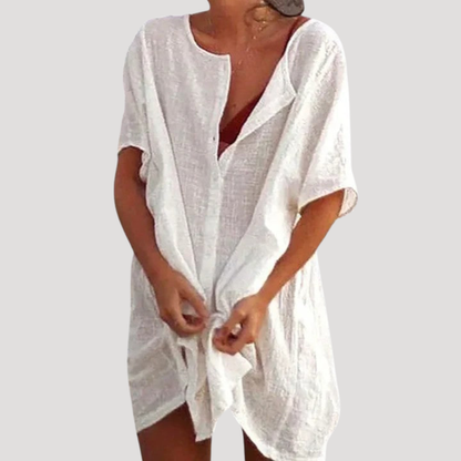 Jessica | Robe Tunique Donna Casual Collo a V Ampio