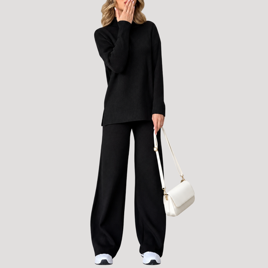 Carlotta | Completo Donna Maglione e Pantaloni Larghi Coordinati