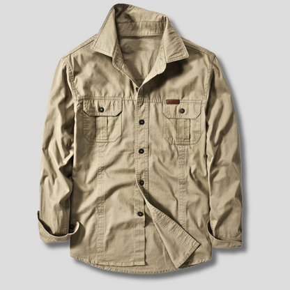 Stefano | Camicia cargo con due tasche sul petto da uomo