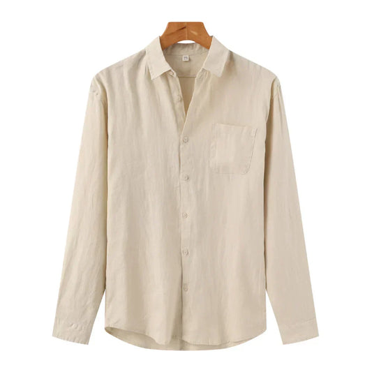 Andrea | Camicia a maniche lunghe con taschino da uomo