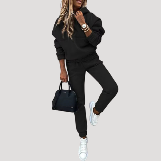 Helena | Completo Sportivo Donna Felpa con Cappuccio e Pantaloni