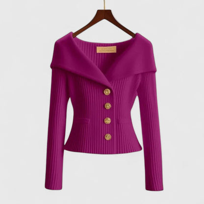 Luz | Maglione Donna Chic Col V Maniche Lunghe