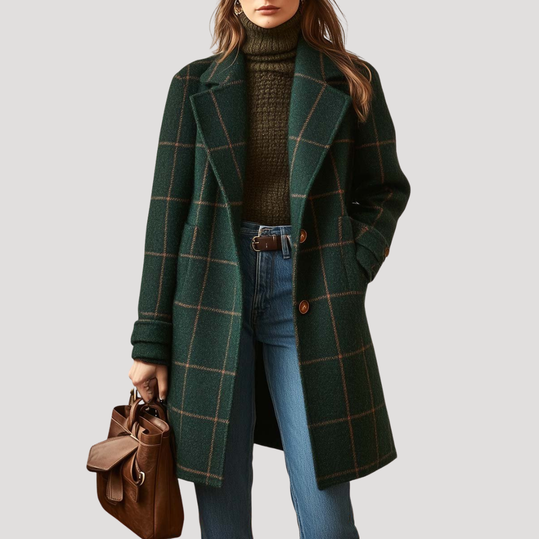 Patrizia | Cappotto Lungo Donna Chic Bottone