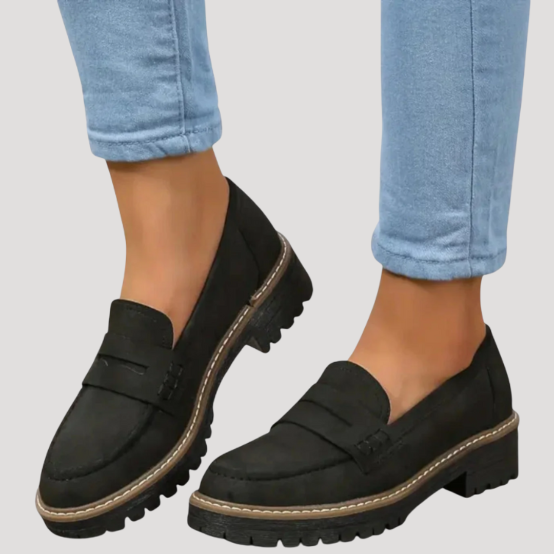 Nora | Mocassini comfort donna suola spessa