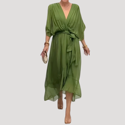 Adrienne | Robe midi donna fluida senza tempo