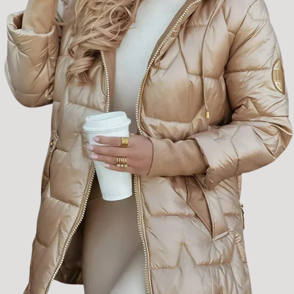 Cora | Giacca Donna Imbottita con Cappuccio Confortevole