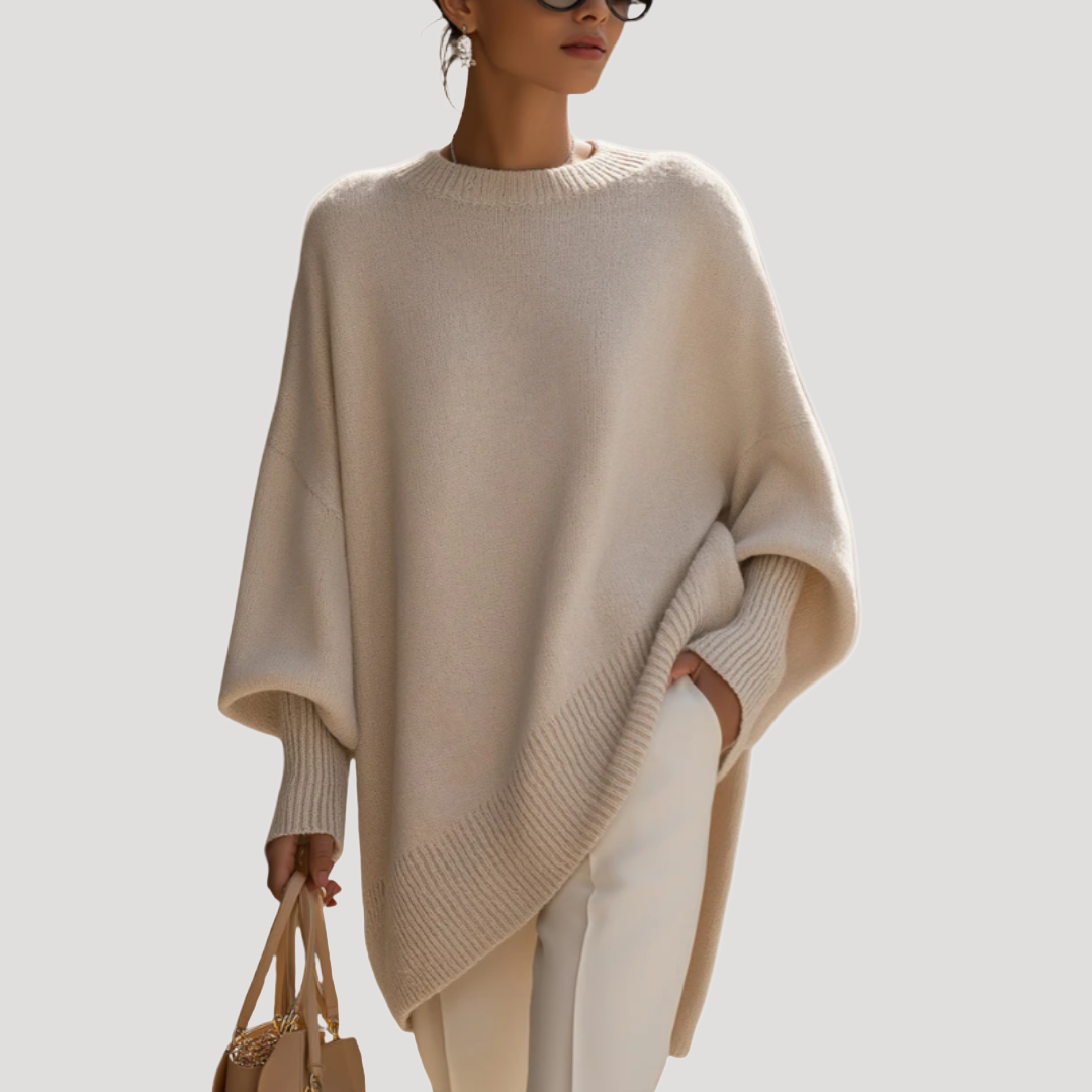 Valeria | Pull Poncho Donna Oversize in Maglia