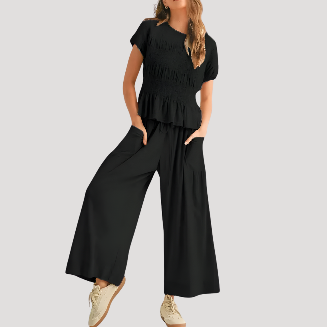 Florence | Completo Donna Pantalone Fluido Casual