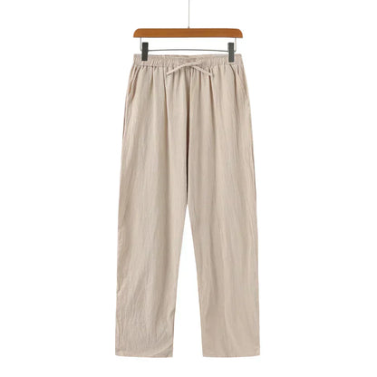 Donato | Pantaloni a vita elastica con coulisse e tasche da uomo
