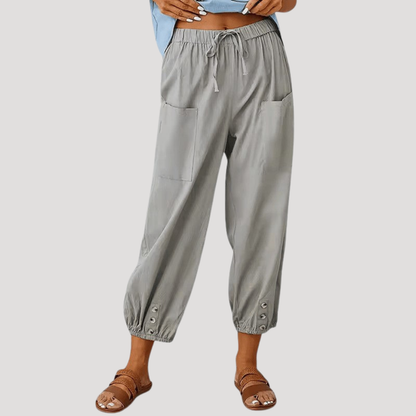 Kathleen | Pantaloni Donna Alla Caviglia Ristretto Casual