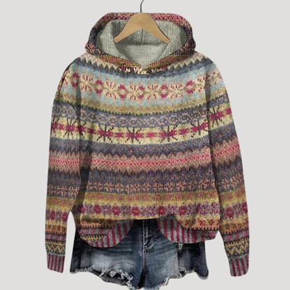 Bianca | Pull Jacquard Donna Casual Maniche Lunghe