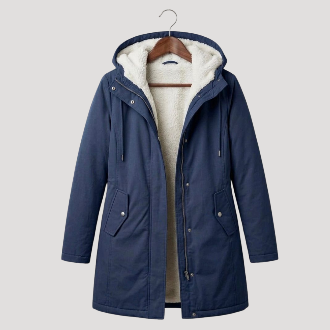 Maria Elena | Parka Donna con Cappuccio Foderato in Pile