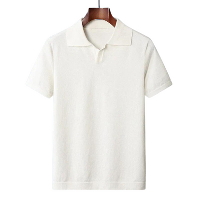 Rocco | Polo a maglia con scollo a V e colletto da uomo
